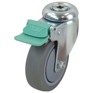 Richmond Castor Swivel with 100mm Institutional Rubber Wheel and Direction Lock (S4080D) image 0
