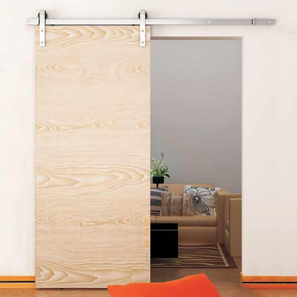Country Style Stainless Steel 2m Barn Door Hardware Kit (BHR003) image 0