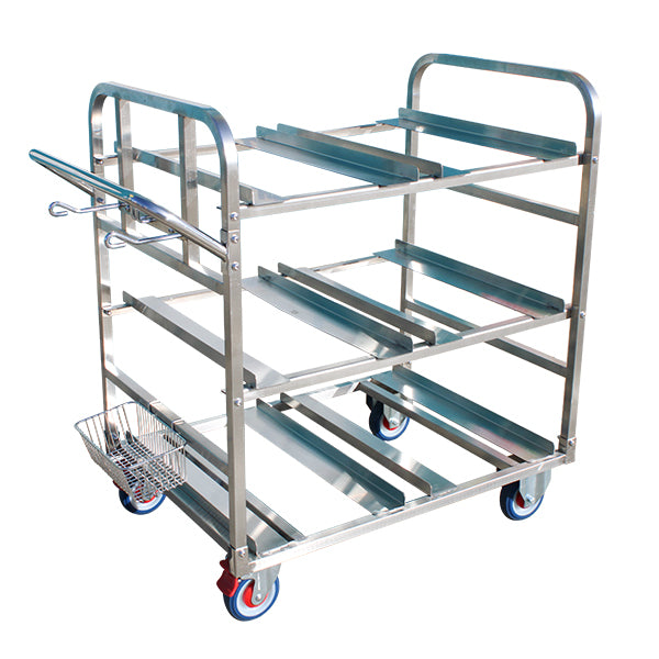 Stainless Steel 6 Bin Order Picker Trolley (OPR030) image 0