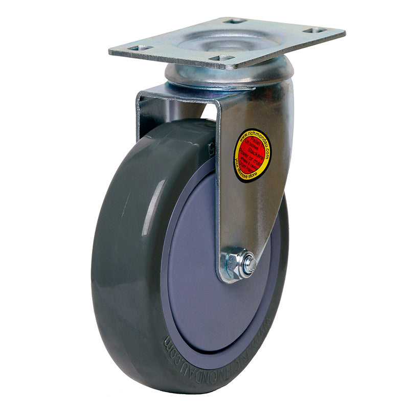 Richmond Castor Swivel with Polyurethane 125mm Wheel (S5522) image 0