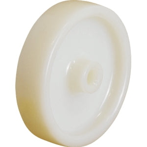 125mm White Nylon Plain Bore Richmond Wheel | NY5517-50WHT image 0