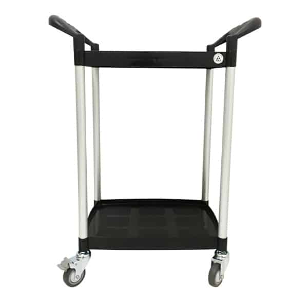 2 Shelf 485mm x 365mm Black (Flatpack) | STR016 image 0