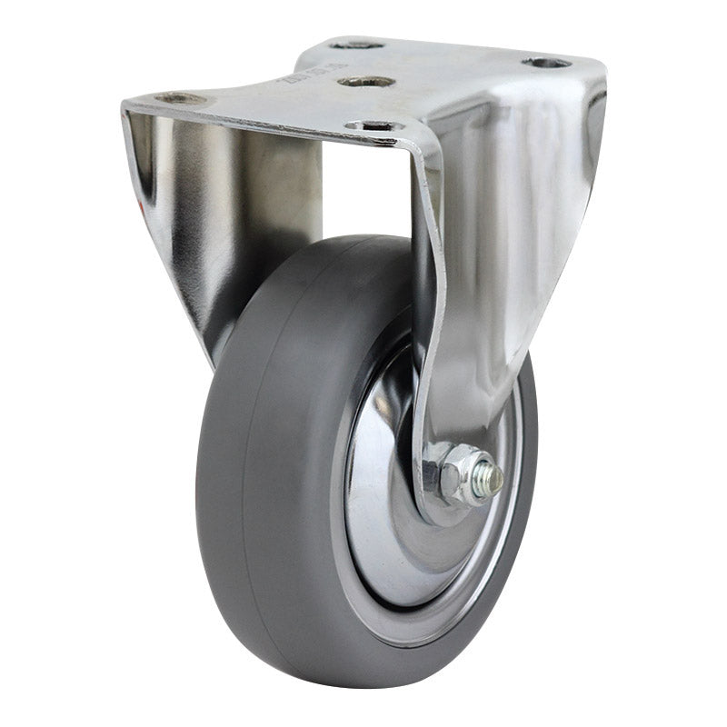 Richmond Castor Rigid with Institutional Rubber 100mm Wheel (R4475) image 0