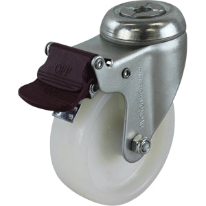 Richmond Castor Swivel with 100mm Nylon Wheel and Brake (S4485B) image 0