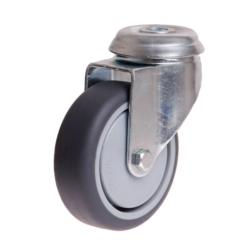 Richmond Castor Swivel with Institutional Rubber 75mm Wheel (S3714) image 0