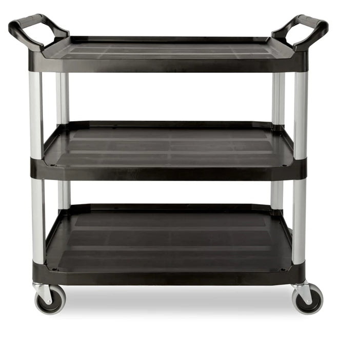 Rubbermaid | Heavy Duty Open Utility Cart Black | FG409100BLA