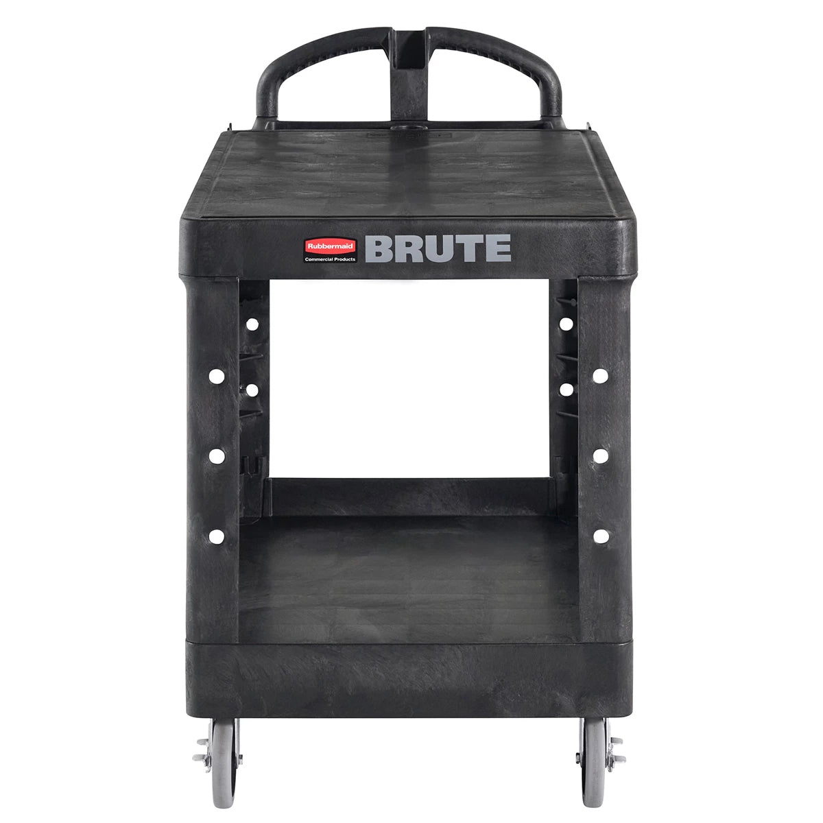 Rubbermaid Flat Shelf Utility Cart Black Color | FG452500BLA