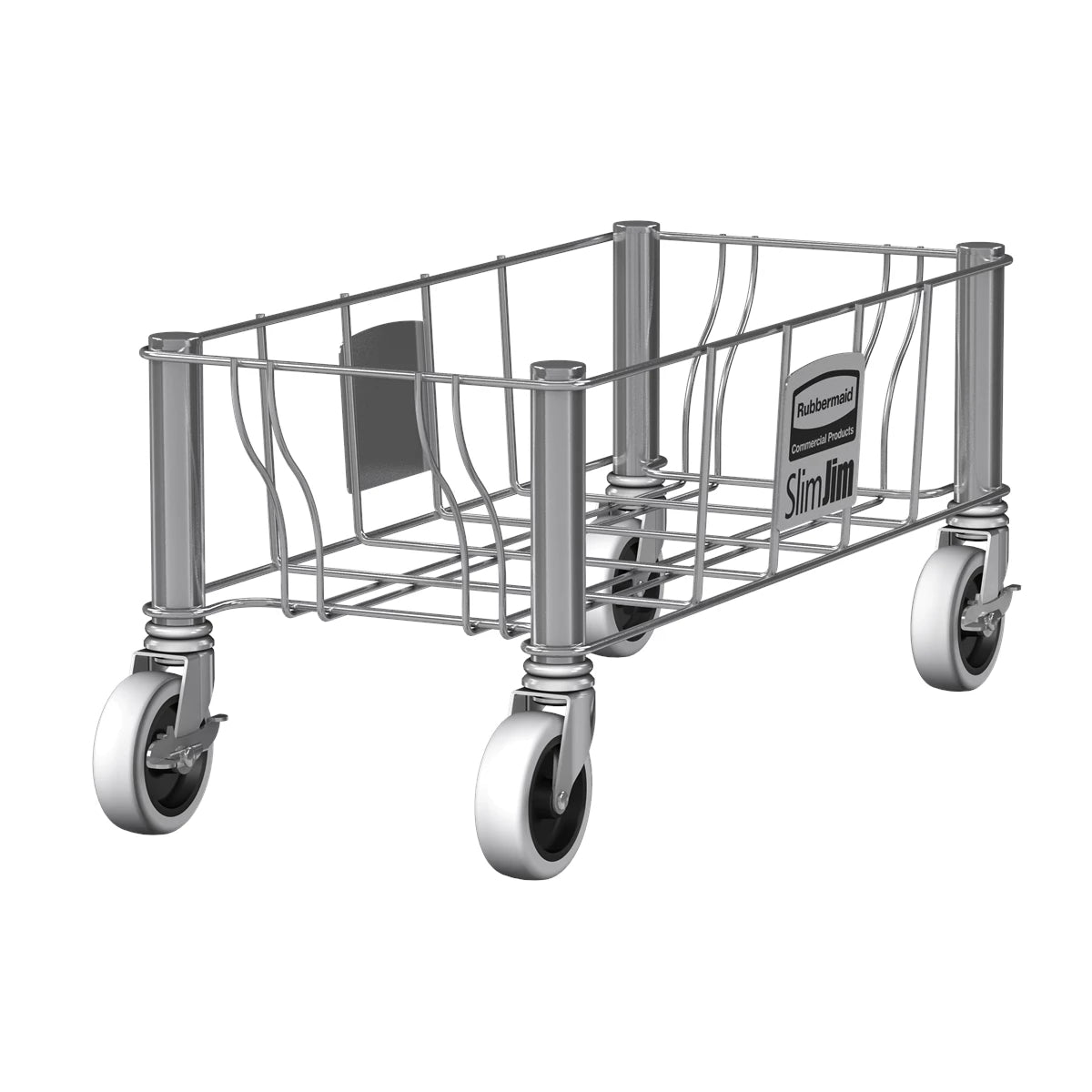 Rubbermaid Slim Jim Single Stainless Steel Dolly | 1968468