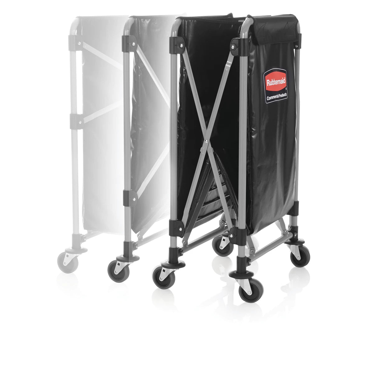 Rubbermaid 300L Collapsible X Cart with 8 Bushels | Single Stream | 1881750