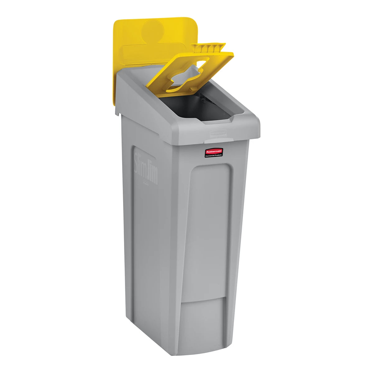 Rubbermaid Slim Jim Recycling Station Yellow Mixed Recycling Lid | 2007883
