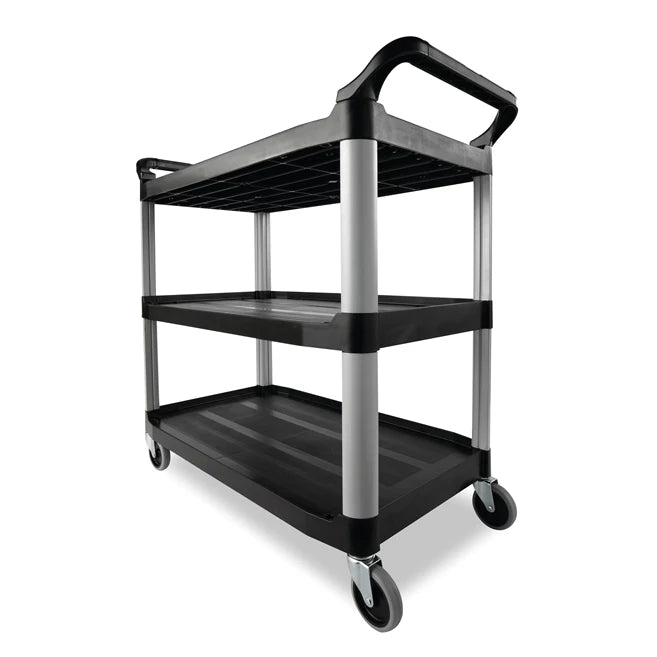 Rubbermaid | Heavy Duty Open Utility Cart Black | FG409100BLA