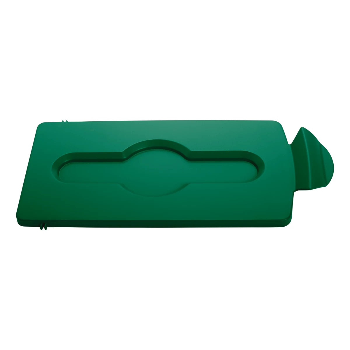 Rubbermaid Slim Jim Recycling Station Green Closed Lid Insert | 2007884