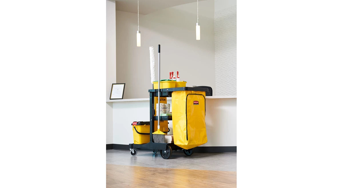 Rubbermaid Commercial Products 10-Quart Caddy, Yellow | FG9T8200YEL