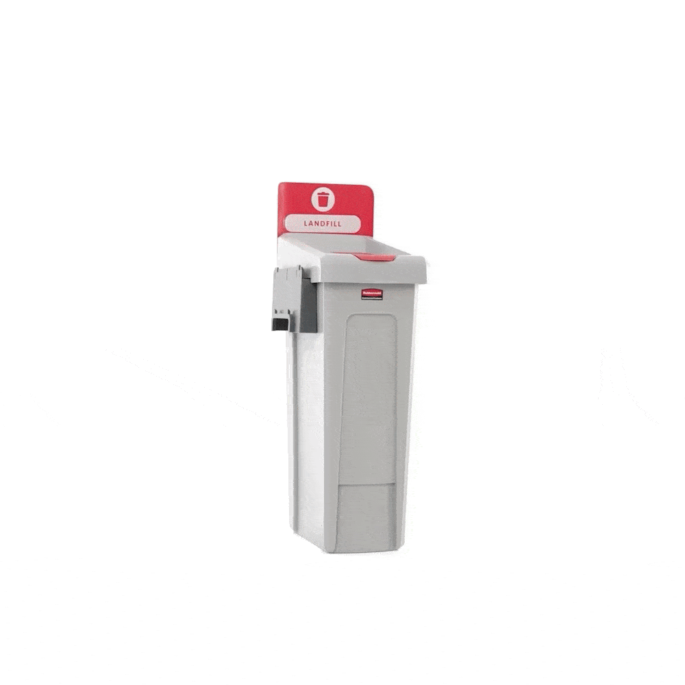 Rubbermaid Slim Jim Recycling Station Starter Kit | 2007913
