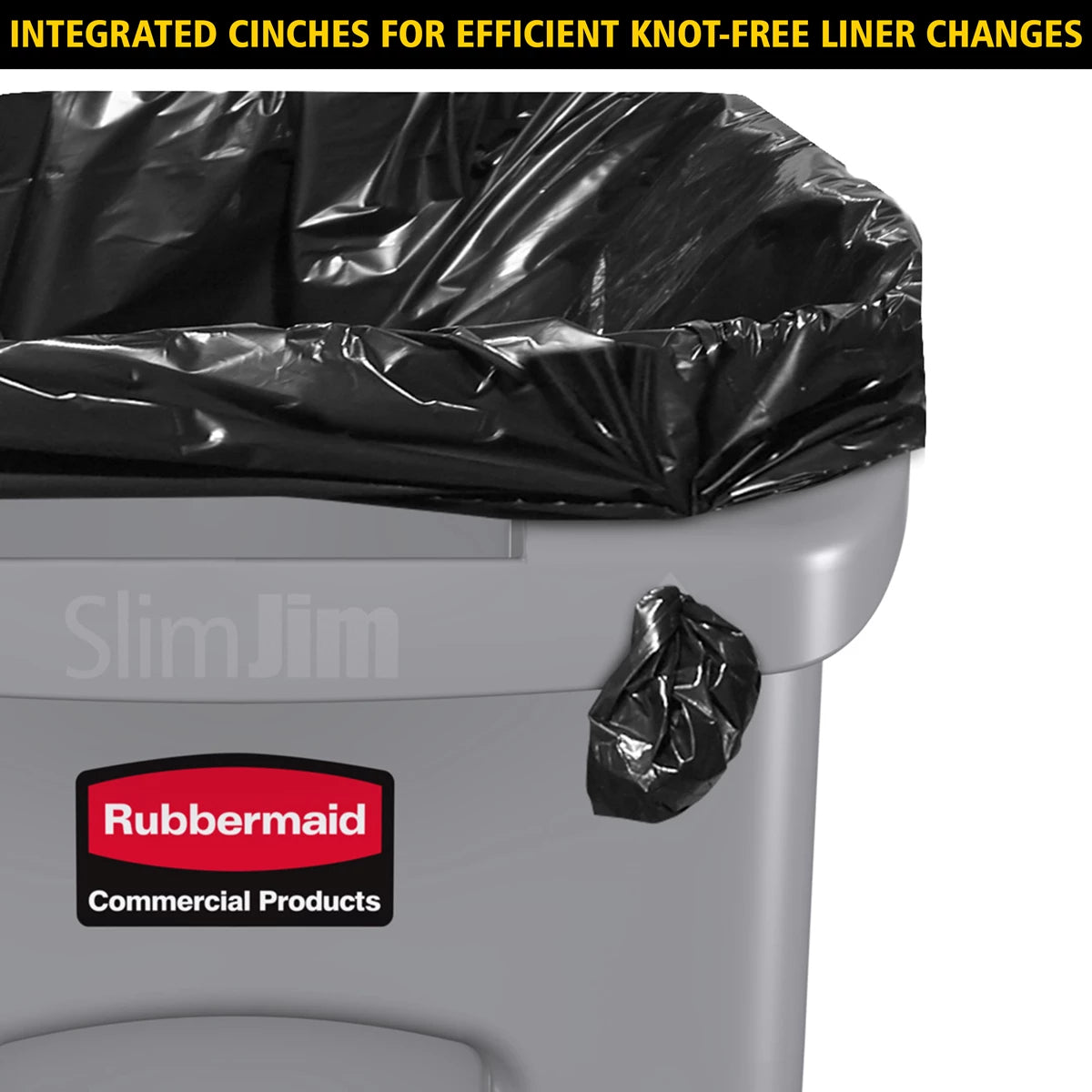 Rubbermaid Vented Slim Jim 61L Beige Container | 1971259