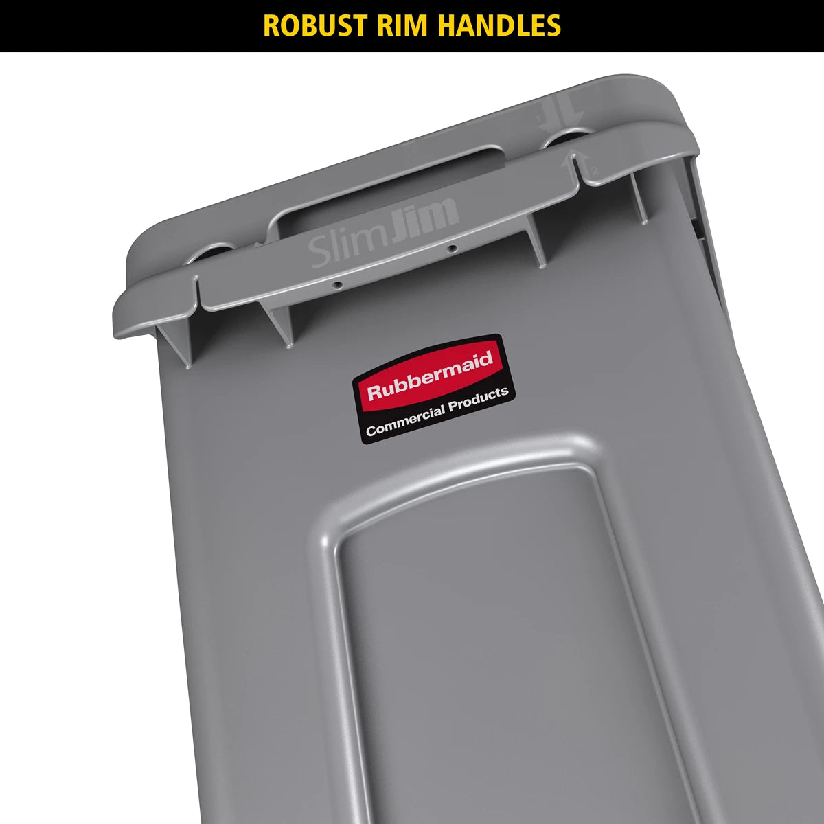 Rubbermaid Vented Slim Jim 61L Beige Container | 1971259