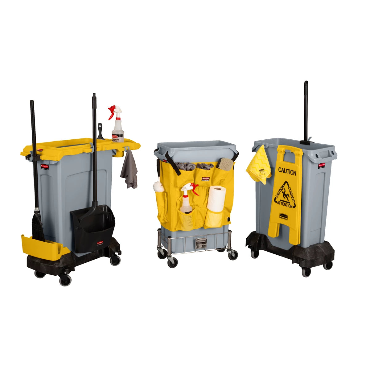 Rubbermaid Slim Jim Resin Trainable Dolly | 1980602
