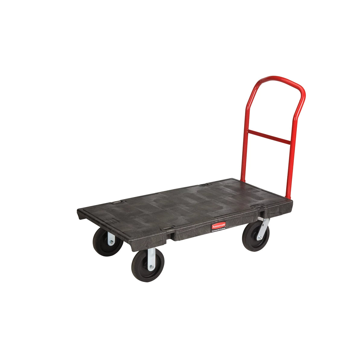 Rubbermaid Heavy Duty Platform Truck, 60cm x 122cm with 20cm TPR Castors | FG443600BLA
