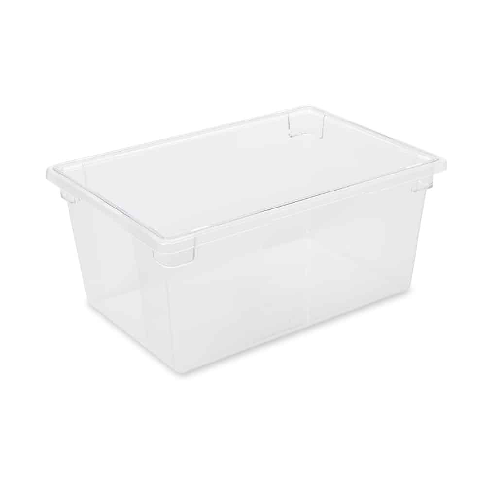 Rubbermaid 30 Litre / 8 Gallon Food & Tote Box Clear Color | RFG332800 image 0