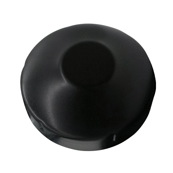 Round Black Steel Post Cap to Suit 76mm OD Posts | GTR333 image 0