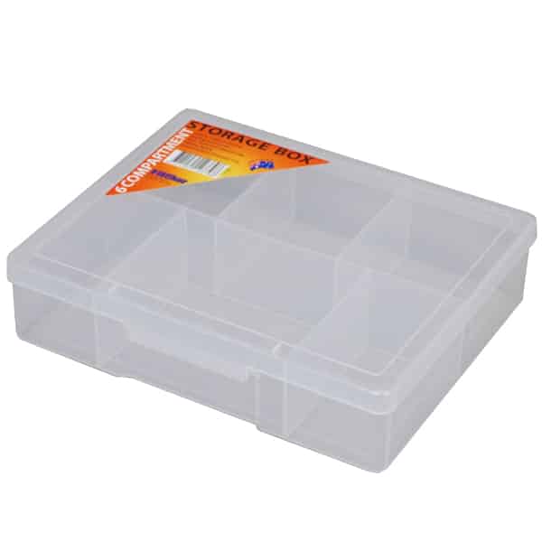 Fischer | 6 Compartment Storage Box | 1H038 image 0