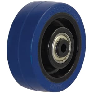 100mm Rebound Rubber Wheel | 3/8" Axle Diameter (RR4077-37-SS) image 0