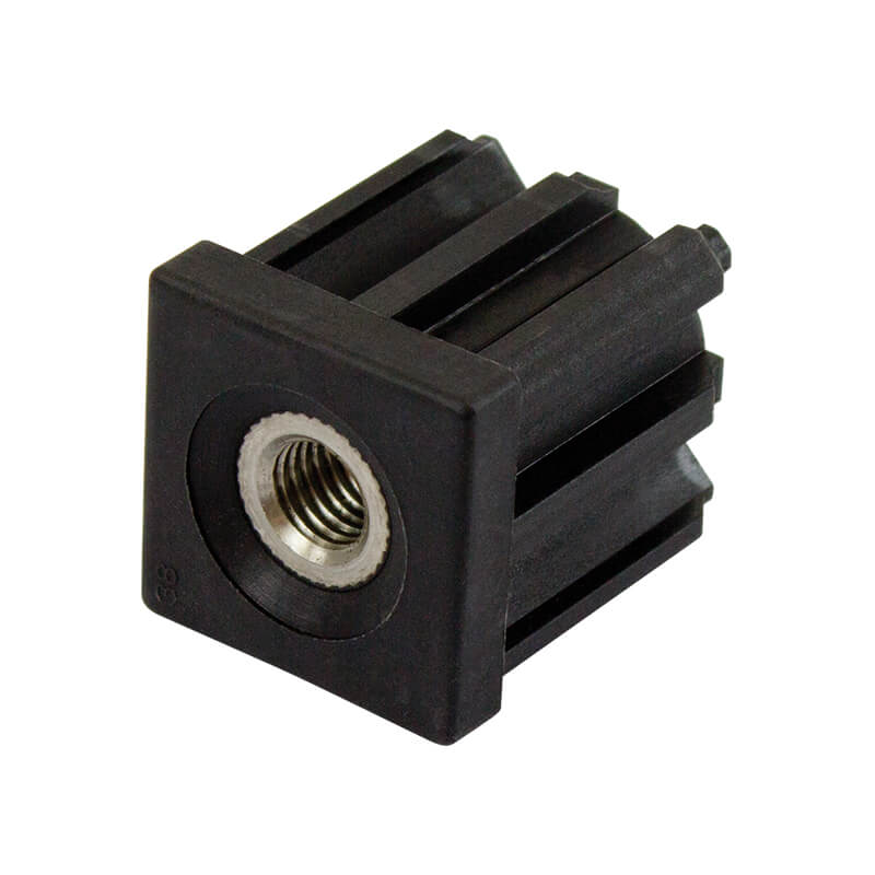 Square M12 Threaded Stainless Steel Insert | TIR38SQM12SS image 0