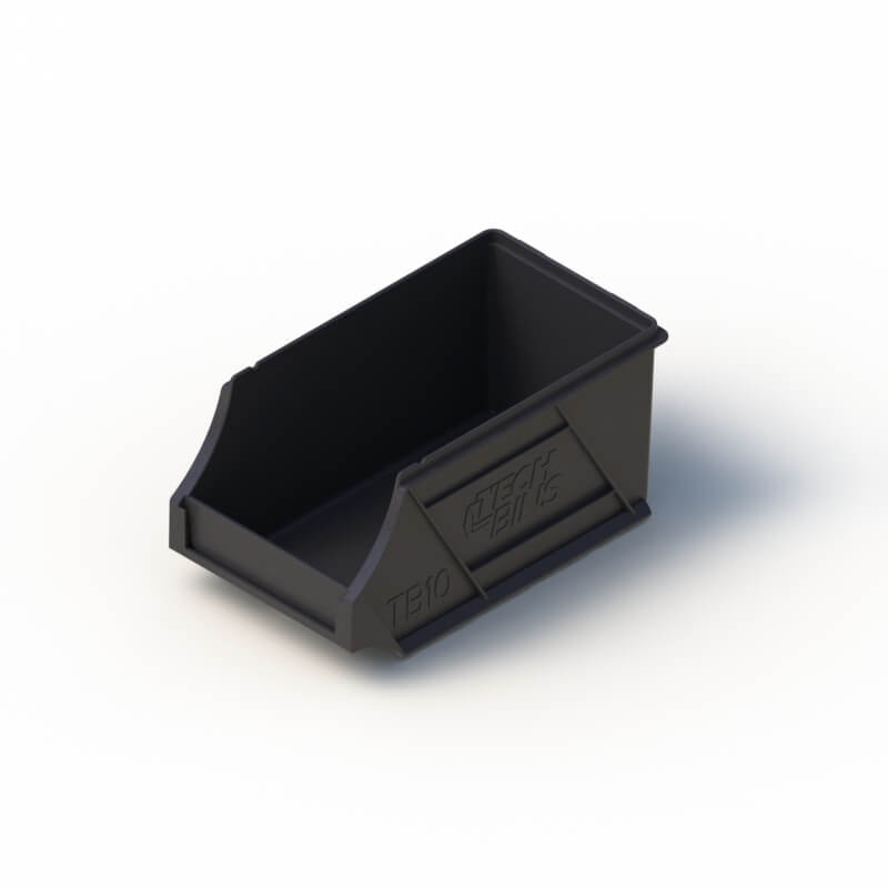 Tech Bin 1L - Recycled Black image 0