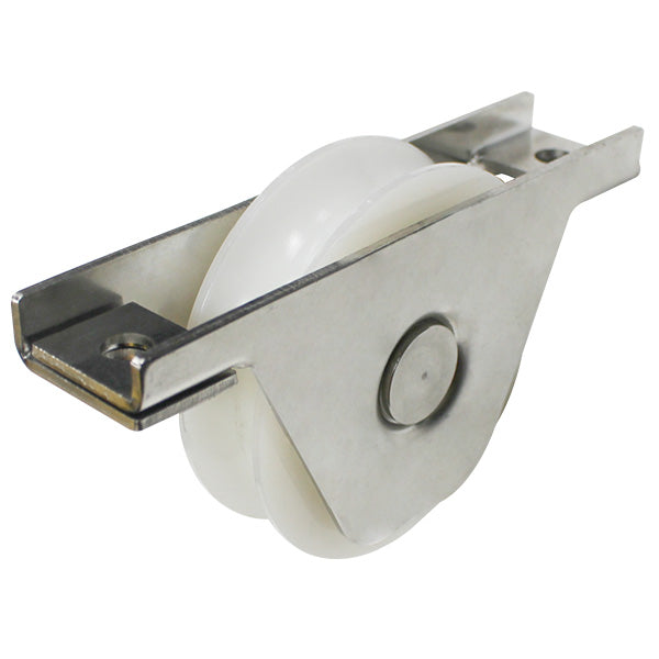 88mm Stainless Recessed Nylon Gate Track Wheel (GTR236) image 1