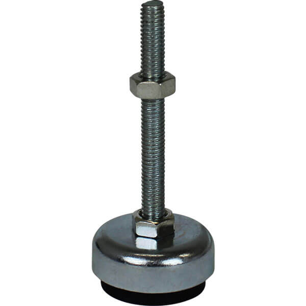 M6 Steel/Rubber Fixed Levelling Feet | LVR074 image 0