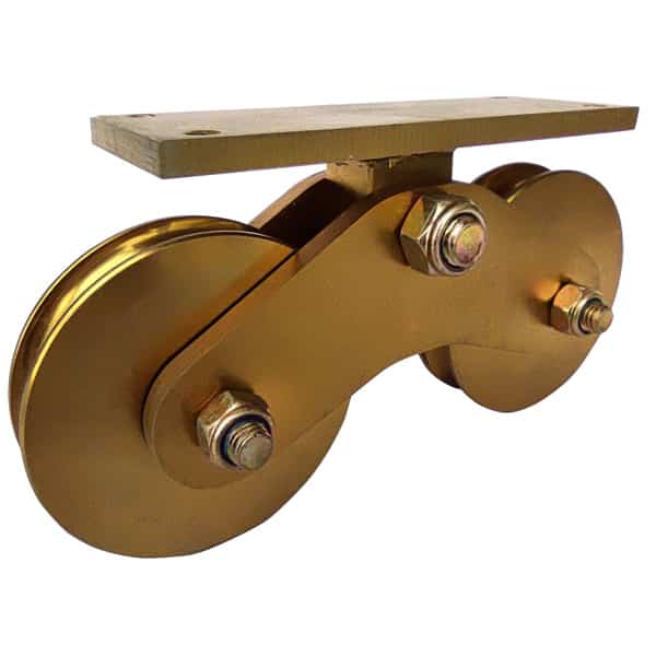 120mm Double Sliding Gate Wheels (GTR250) image 0