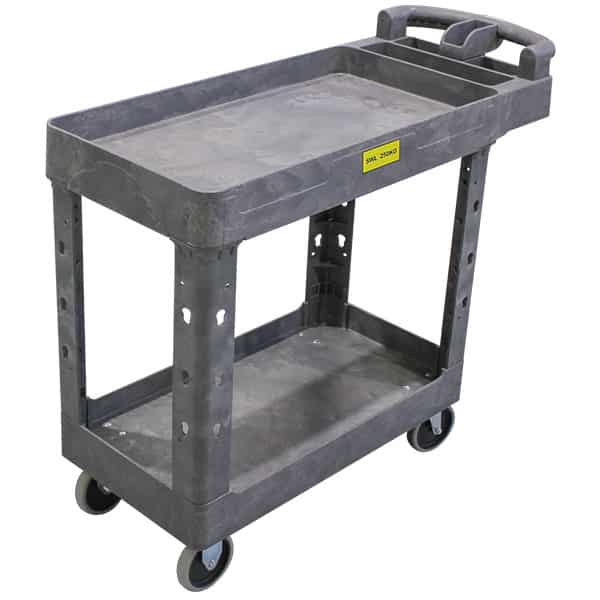 250kg 2 Shelf Stock Picker Trolley 1045x425x885mm (SPR003) image 0