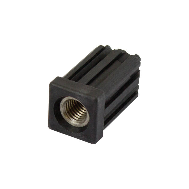 Square M12 Threaded Stainless Steel Insert | TIR25SQM12SS image 0
