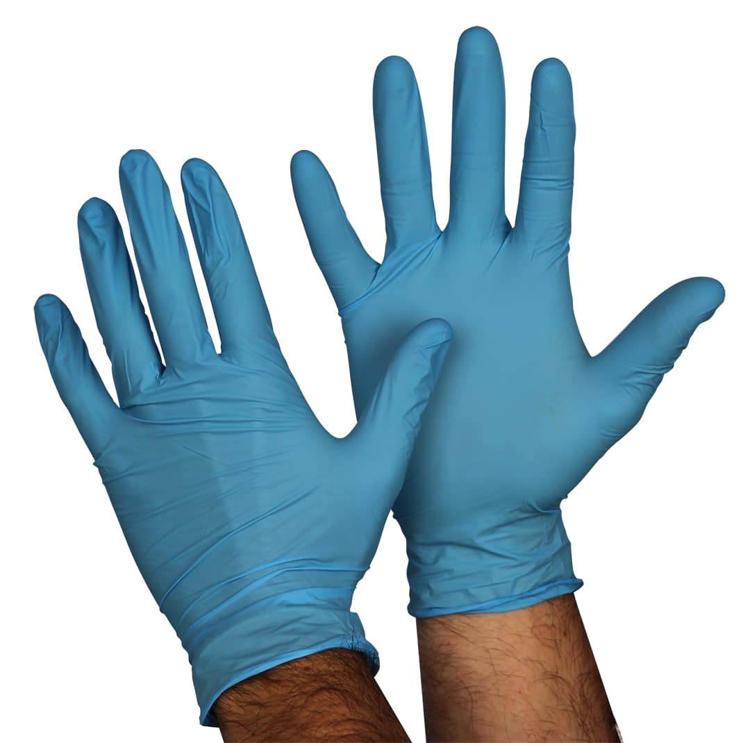 SABCO BLUE NITRILE GLOVES 100PK SML TGA ARTG ID 334715 (SABC-8004) image 3
