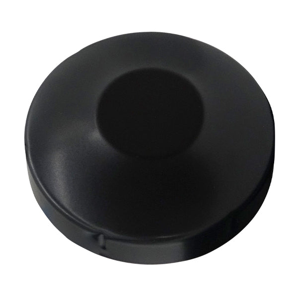 Round Black Steel Post Cap to Suit 101.6mm (4") OD Posts | GTR337 image 0
