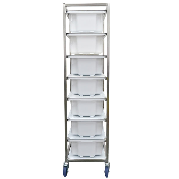 7 Bin Stainless Steel Mobile Ingredient Rack (ITR001) image 3
