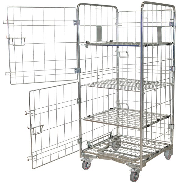 4 Sided Roll Cage with 2 Half Doors + 1 Full Door - A Base (RCR400) image 10
