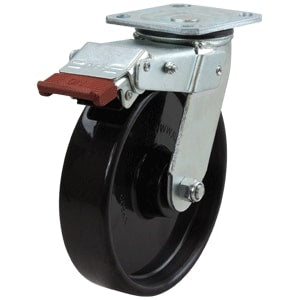 Richmond Castor Swivel with 200mm Nylon Wheel with Swivel Lock and Brake (S8843SLB) image 0