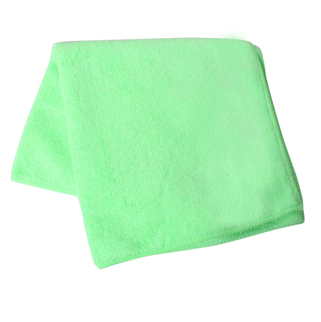 SABCO ALL PURPOSE MICROFIBRE CLOTHS-GREEN-40CM X 40CM-300GSM 5PK (SABC-2117) image 0
