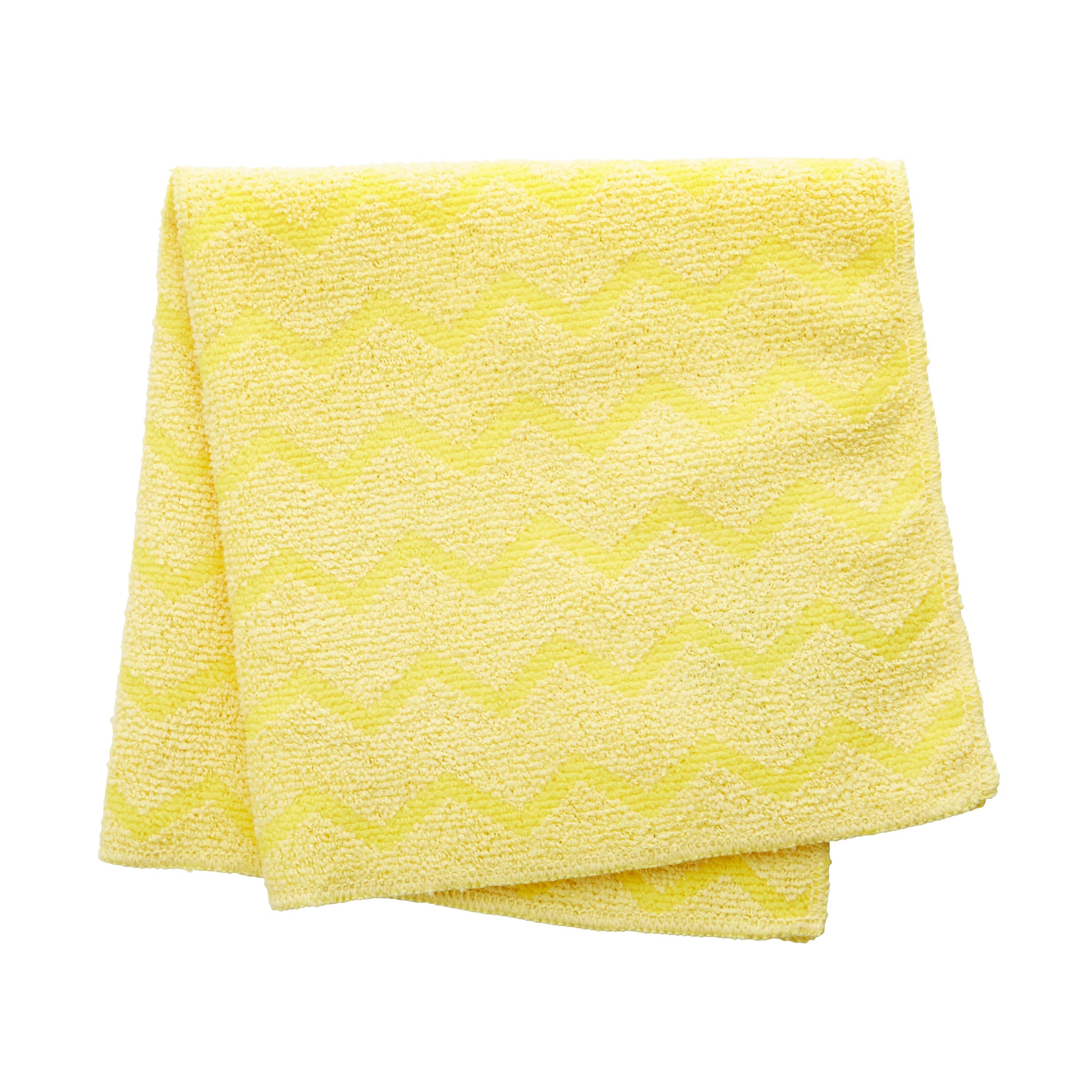Rubbermaid HYGEN 16" x 16" Microfiber Cloth, Yellow | FGQ61000YL00