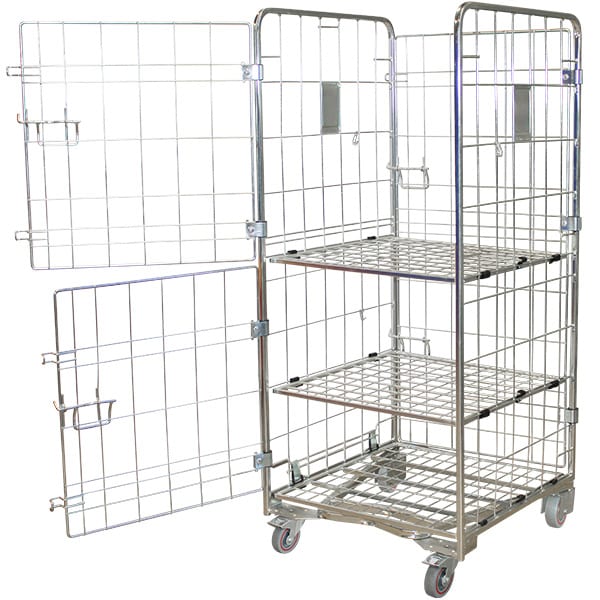 4 Sided Roll Cage with 2 Half Doors + 1 Full Door - A Base (RCR400) image 16