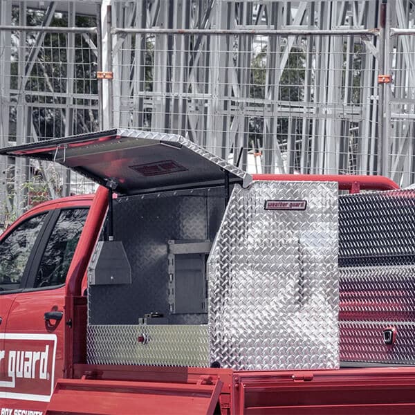 WEATHER GUARD Aluminium Upright Ute Box 1500 x 600 x 800mm (UT10011-CL) image 4