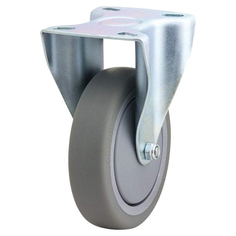 Richmond Castor Rigid with Institutional Rubber 125mm Wheel (R5105) image 0