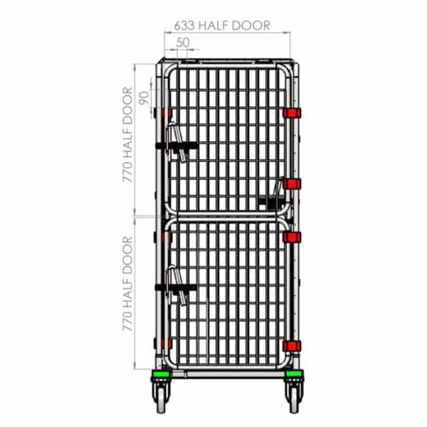 4 Sided Security Roll Cage – Z-Base (RCR511) image 3