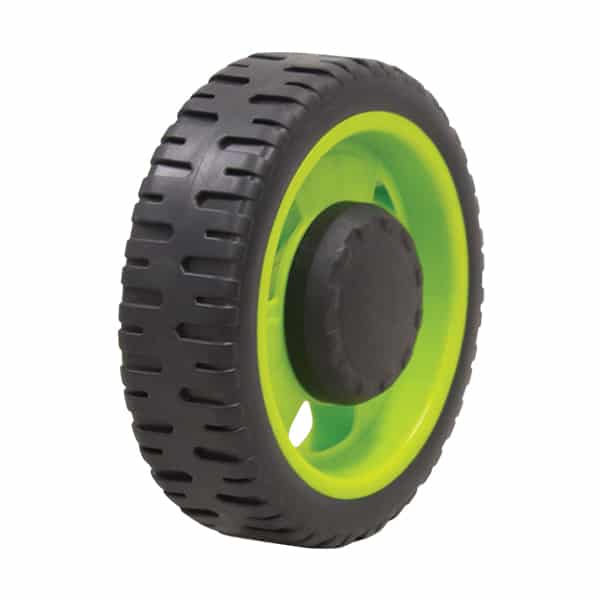 150mm Rubber On Nylon PL Bore Black Tyre Richmond Wheel | RN6630-50 image 0