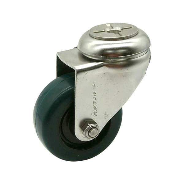 75mm Rebound Rubber Swivel Castor (S3318) image 0
