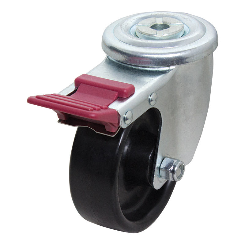 Richmond Castor Swivel with Nylon 100mm Wheel and Brake (S4222B) image 0