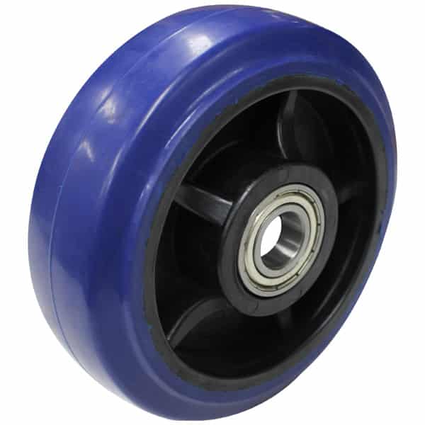 150mm Resilient Rubber Blue Tyre BB Richmond Wheel | RR6677-M20 image 0