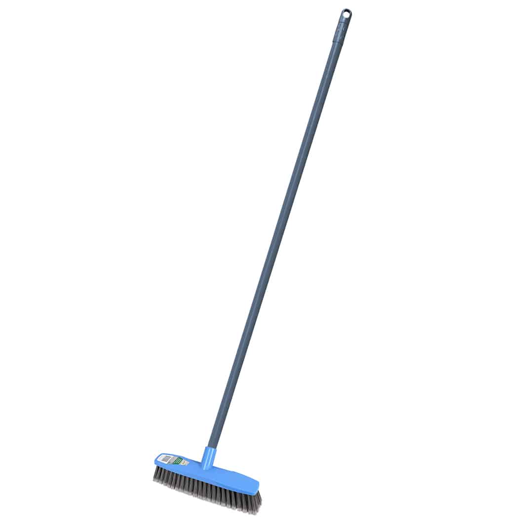 SABCO INDOOR BROOM WITH UNIVERSAL THREAD HANDLE 22MM-BLUE (SABC-2042B) image 0