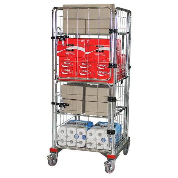 4 Sided Roll Cage with 2 Half Doors + 1 Full Door - Z Base (RCR411) image 10